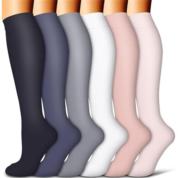 Copper Compression Socks for Women and Men(6 Pairs)-Best Support for Running - Picture 8 of 8